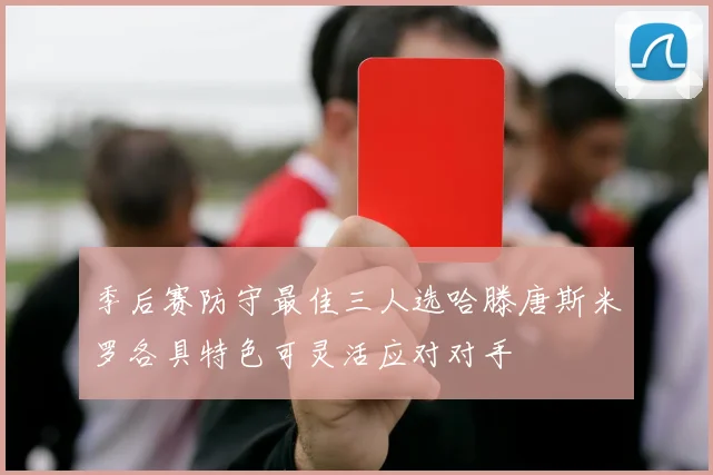 季后赛防守最佳三人选哈滕唐斯米罗各具特色可灵活应对对手